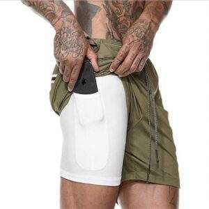 Men’s Drawstring Short Army Green | Drawstring Shorts for Men | Men’s Army Green Shorts