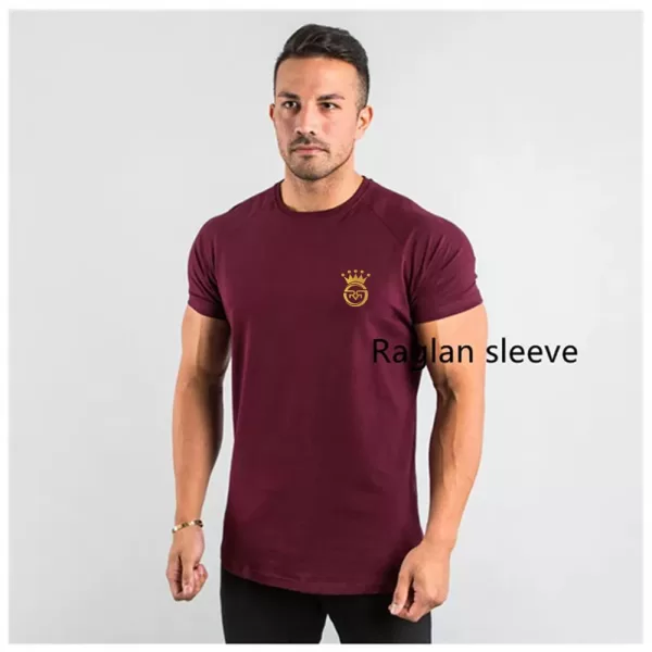 Gym Workout Tees | Rr Men's Muscle T-Shirt | Stylish Men's Gym Tees - Image 8