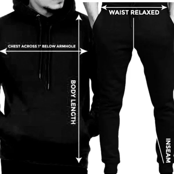 Sweatshirt Hooded Set | Hoodie Tracksuit | Sweatshirt and Hooded Set - Image 5