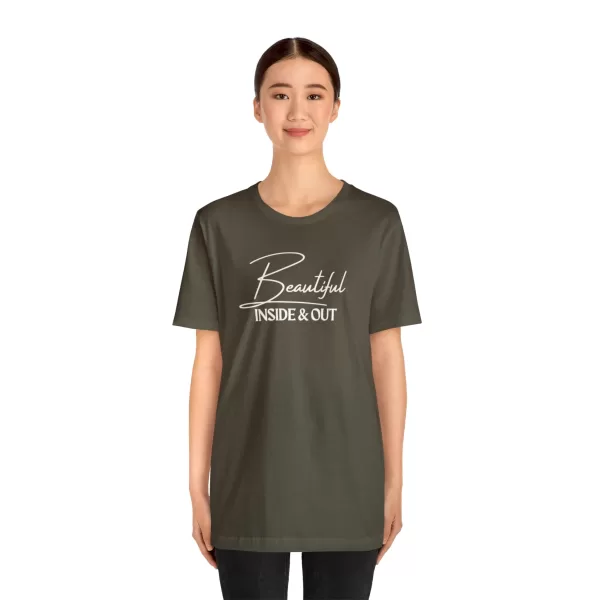 Beautiful Inside & Out T-Shirt | Self-Love Shirt | Beautiful Soul Tee | Self-Care Apparel - Image 51