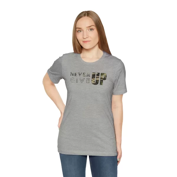 Never Give Up Shirt | Motivational T-Shirt | Unisex Inspirational Jersey | Short Sleeve Motivational Tee - Image 58