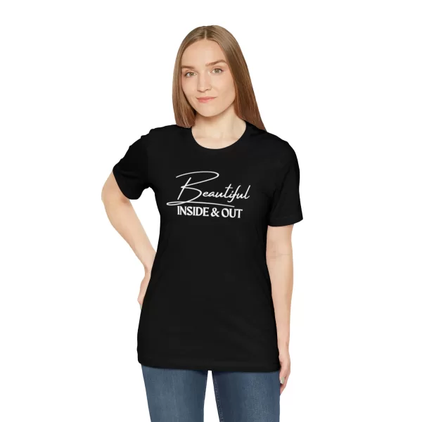 Beautiful Inside & Out T-Shirt | Self-Love Shirt | Beautiful Soul Tee | Self-Care Apparel - Image 4