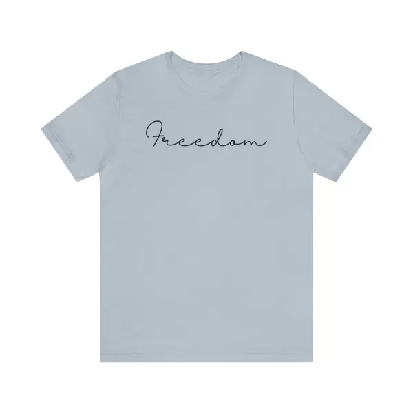 Freedom Unique Design T-Shirt | Unisex Short Sleeve Tee | Unique Freedom Design Printed T-Shirt - Image 49