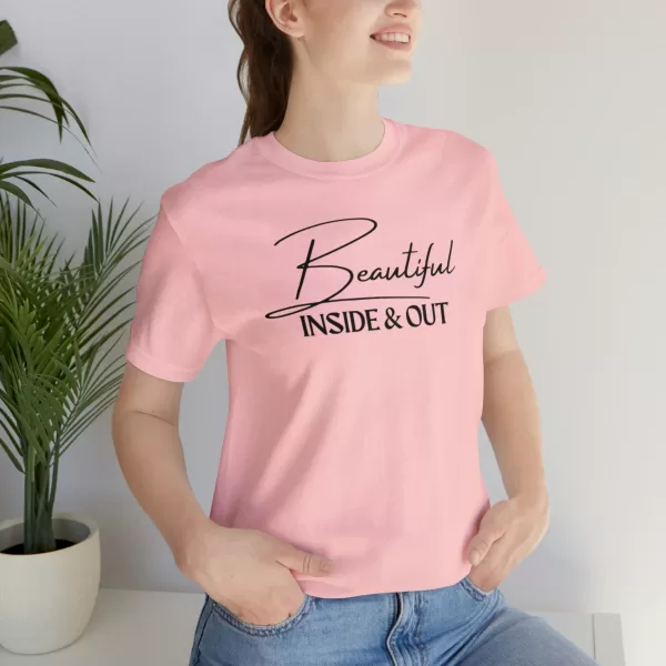 Beautiful Inside & Out T-Shirt | Self-Love Shirt | Beautiful Soul Tee | Self-Care Apparel - Image 97