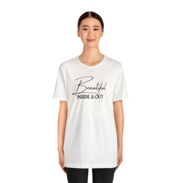 Beautiful Inside & Out T-Shirt | Self-Love Shirt | Beautiful Soul Tee | Self-Care Apparel - Image 9