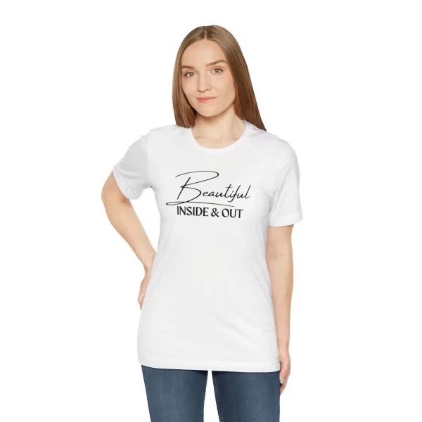 Beautiful Inside & Out T-Shirt | Self-Love Shirt | Beautiful Soul Tee | Self-Care Apparel - Image 11