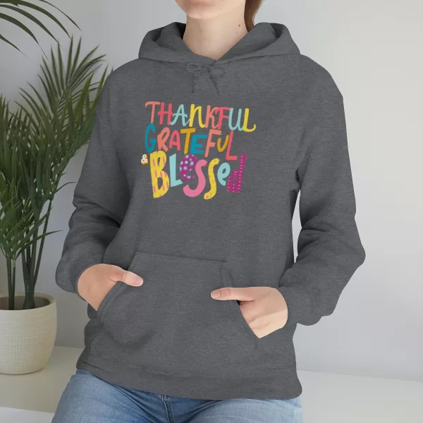 Thankful Grateful Blessed Hoodies | Heavy Blend Hooded Sweatshirt | Unisex Thankful Grateful Blessed Sweater - Image 23