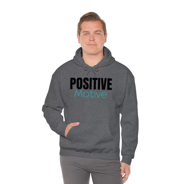 Positive Motive Hooded Sweatshirt | Self Love Hooded | Unisex Motivational Hooded - Image 19