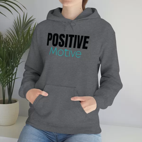 Positive Motive Hooded Sweatshirt | Self Love Hooded | Unisex Motivational Hooded - Image 20