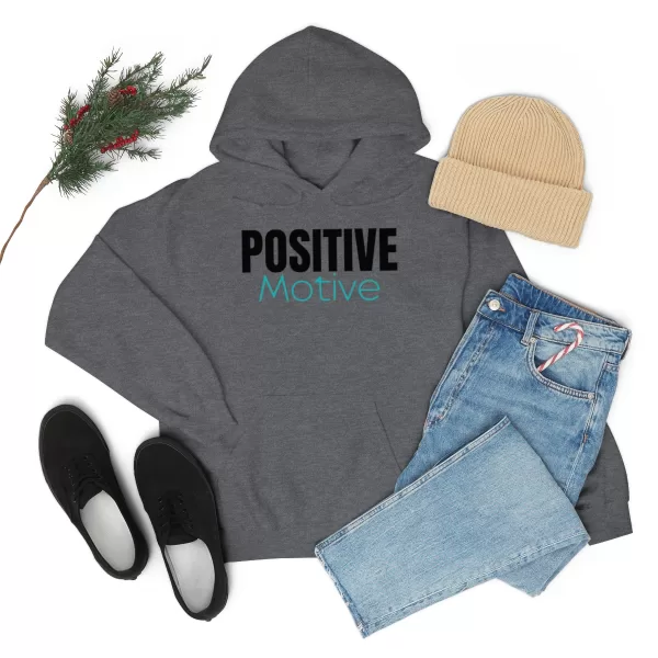 Positive Motive Hooded Sweatshirt | Self Love Hooded | Unisex Motivational Hooded - Image 21