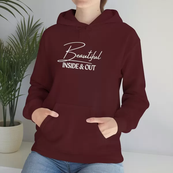 Beautiful Inside Out Hoodies | Unisex Beautiful Hooded Sweatshirt | Self-Love Hooded Sweater - Image 11