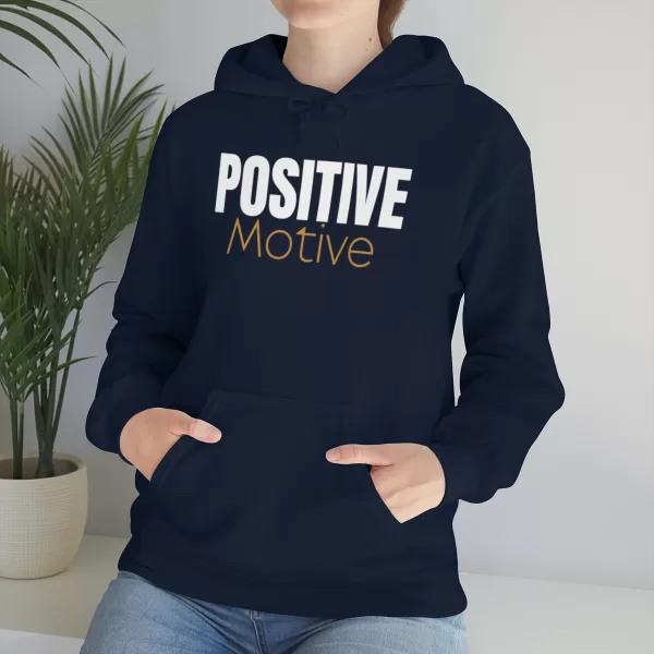 Positive Motive Hooded Sweatshirt | Self Love Hooded | Unisex Motivational Hooded - Image 36