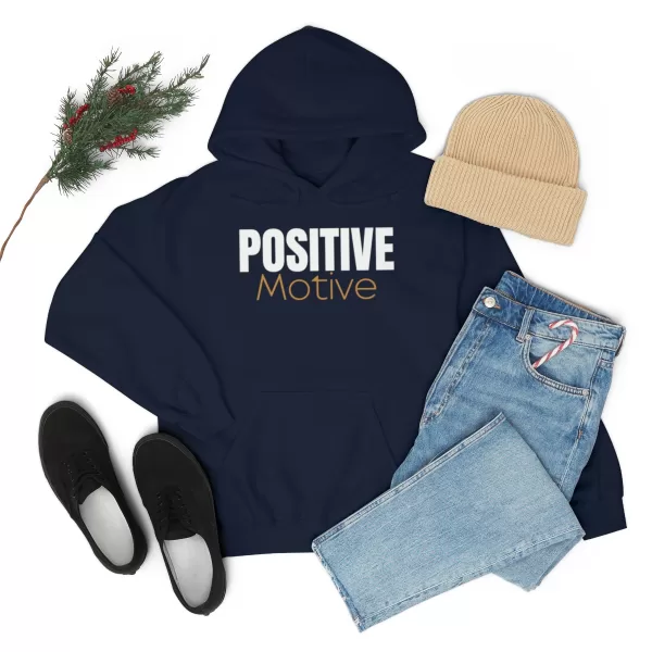 Positive Motive Hooded Sweatshirt | Self Love Hooded | Unisex Motivational Hooded - Image 37