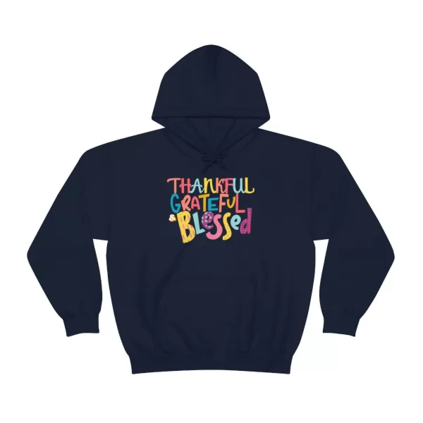 Thankful Grateful Blessed Hoodies | Heavy Blend Hooded Sweatshirt | Unisex Thankful Grateful Blessed Sweater - Image 34