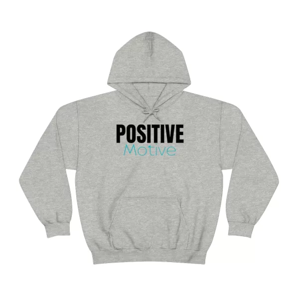 Positive Motive Hooded Sweatshirt | Self Love Hooded | Unisex Motivational Hooded - Image 9