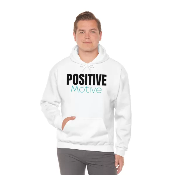 Positive Motive Hooded Sweatshirt | Self Love Hooded | Unisex Motivational Hooded - Image 6