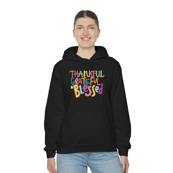 Thankful Grateful Blessed Hoodies | Heavy Blend Hooded Sweatshirt | Unisex Thankful Grateful Blessed Sweater - Image 7