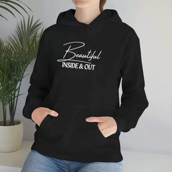 Beautiful Inside Out Hoodies | Unisex Beautiful Hooded Sweatshirt | Self-Love Hooded Sweater - Image 3