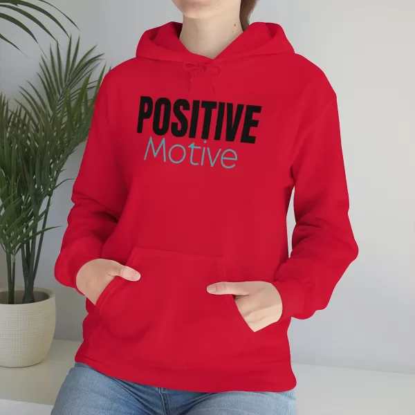 Positive Motive Hooded Sweatshirt | Self Love Hooded | Unisex Motivational Hooded - Image 43