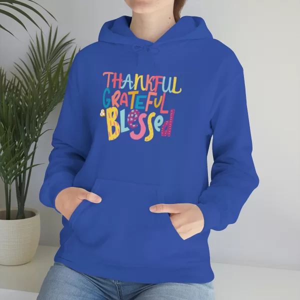 Thankful Grateful Blessed Hoodies | Heavy Blend Hooded Sweatshirt | Unisex Thankful Grateful Blessed Sweater - Image 32