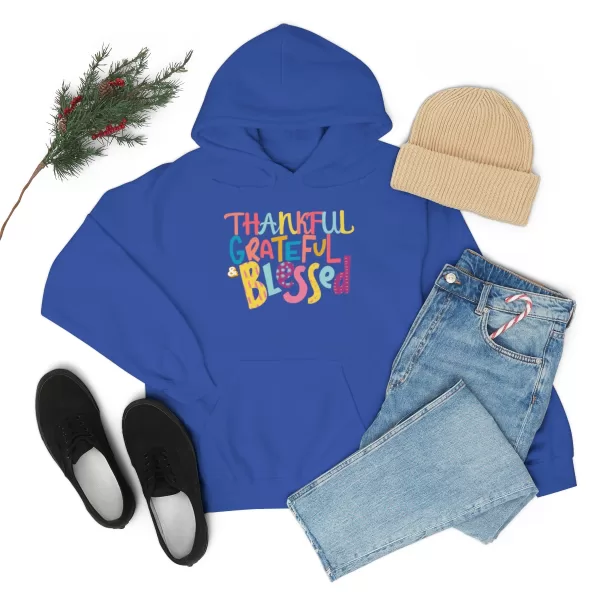 Thankful Grateful Blessed Hoodies | Heavy Blend Hooded Sweatshirt | Unisex Thankful Grateful Blessed Sweater - Image 33