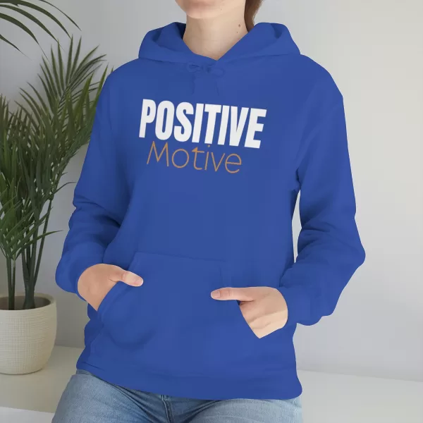 Positive Motive Hooded Sweatshirt | Self Love Hooded | Unisex Motivational Hooded - Image 32