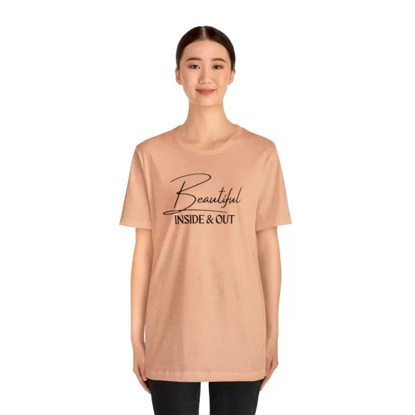 Beautiful Inside & Out T-Shirt | Self-Love Shirt | Beautiful Soul Tee | Self-Care Apparel - Image 39