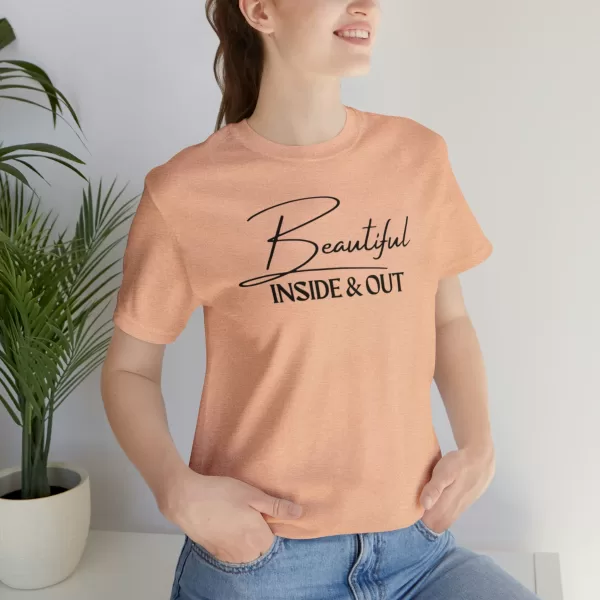 Beautiful Inside & Out T-Shirt | Self-Love Shirt | Beautiful Soul Tee | Self-Care Apparel - Image 43