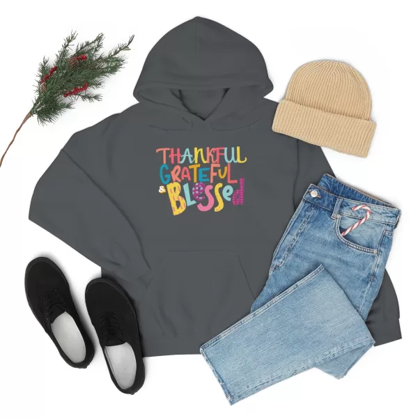 Thankful Grateful Blessed Hoodies | Heavy Blend Hooded Sweatshirt | Unisex Thankful Grateful Blessed Sweater - Image 30