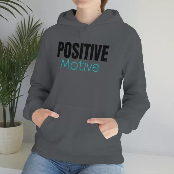 Positive Motive Hooded Sweatshirt | Self Love Hooded | Unisex Motivational Hooded - Image 28