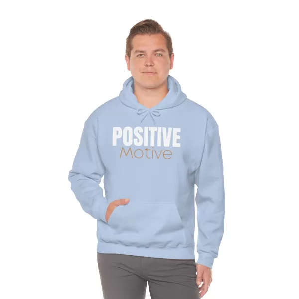 Positive Motive Hooded Sweatshirt | Self Love Hooded | Unisex Motivational Hooded - Image 23