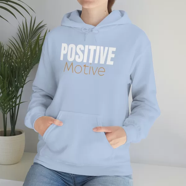 Positive Motive Hooded Sweatshirt | Self Love Hooded | Unisex Motivational Hooded - Image 24