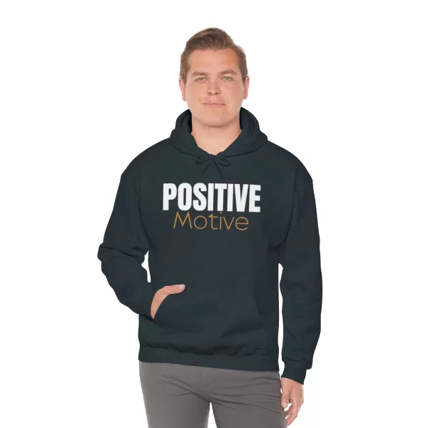 Positive Motive Hooded Sweatshirt | Self Love Hooded | Unisex Motivational Hooded - Image 39