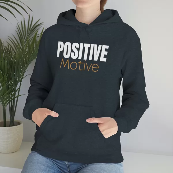 Positive Motive Hooded Sweatshirt | Self Love Hooded | Unisex Motivational Hooded - Image 40